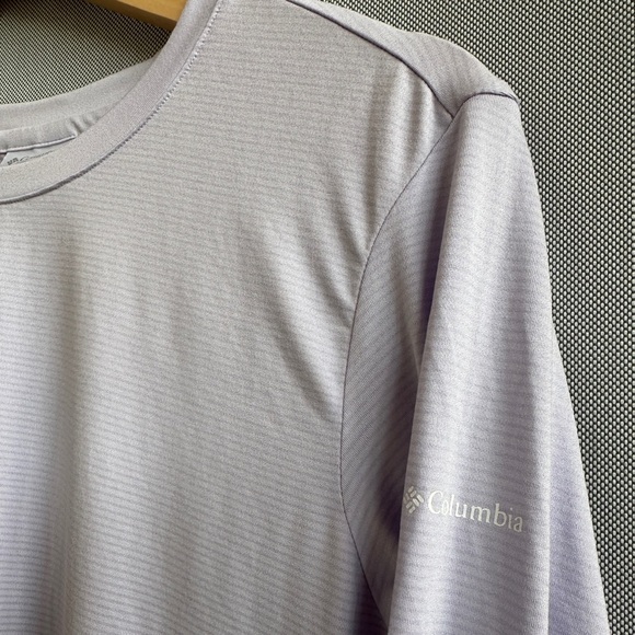 Columbia Leslie Falls Long Sleeve Performance Top | Ruched Side | Size XL | Lila - Picture 3 of 9